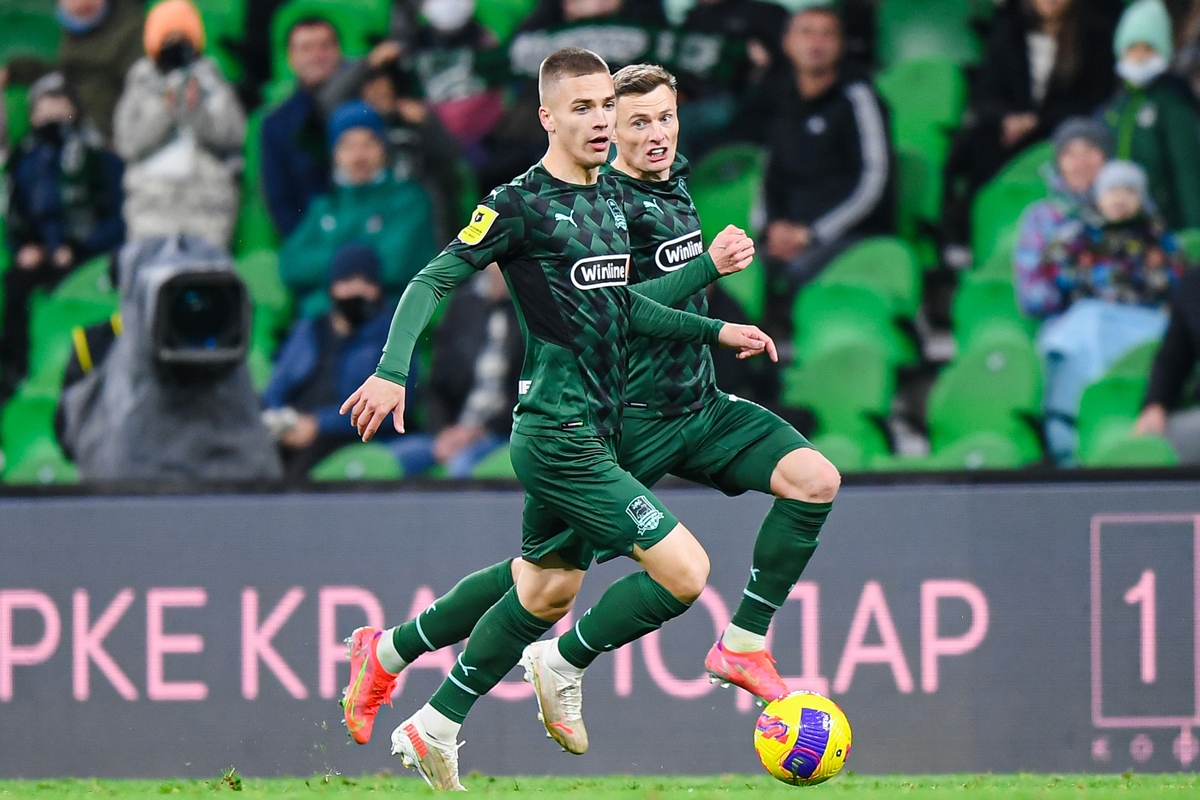 Единственный гол встречи «Локомотив»-«Краснодар» забил Ильзат Ахметов на первой минуте основного времени