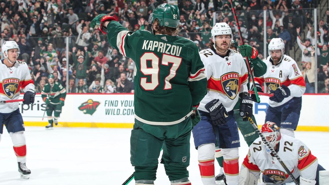 Российский нападающий Капризов установил рекорд «Миннесоты» по набранным очкам за сезон НХЛ