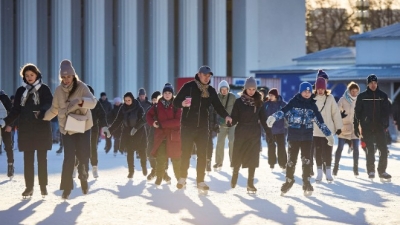 Самым популярным видом отдыха на новогодние праздники стало катание на коньках