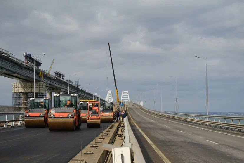 Автомобильная часть Крымского моста полностью восстановлена