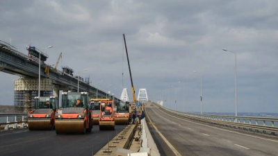 Автомобильная часть Крымского моста полностью восстановлена