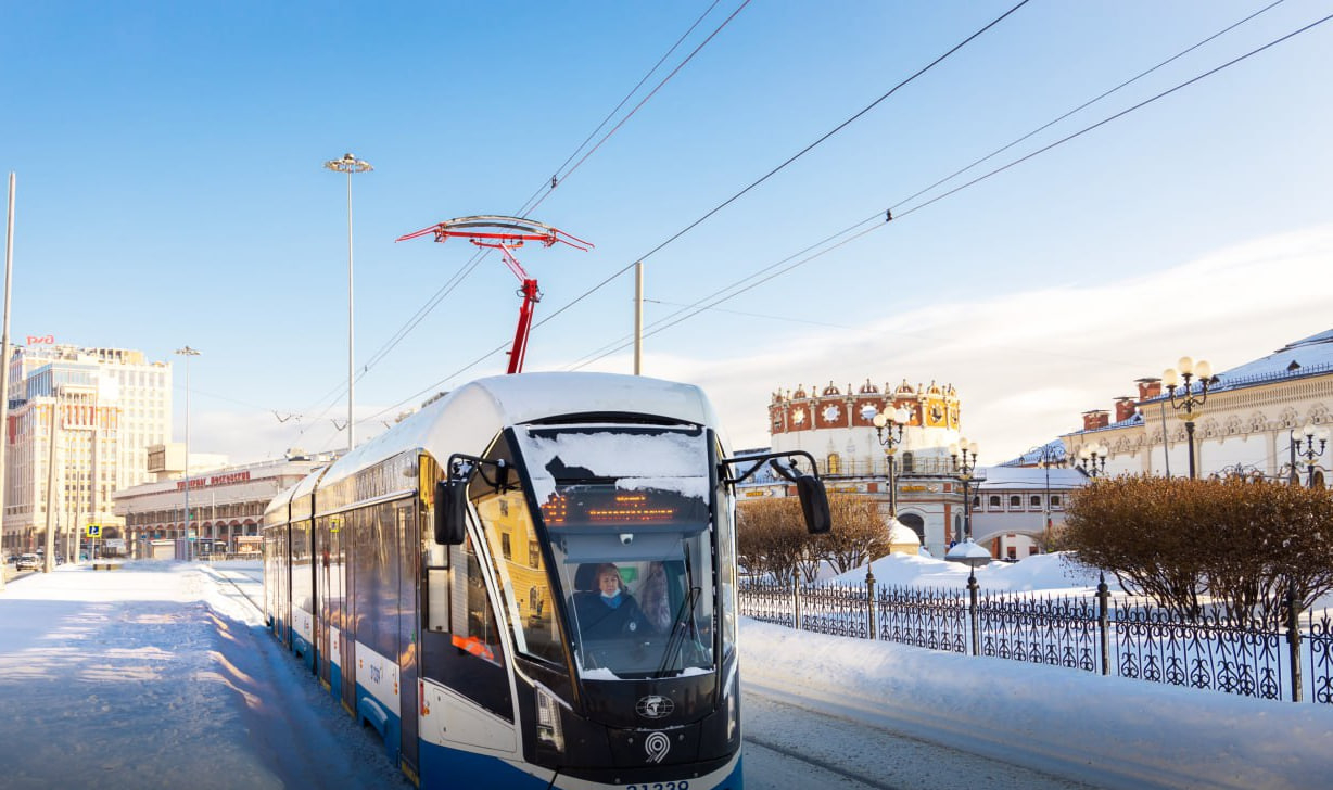 Парк трамваев Москвы обновят на 100% в 2023 году