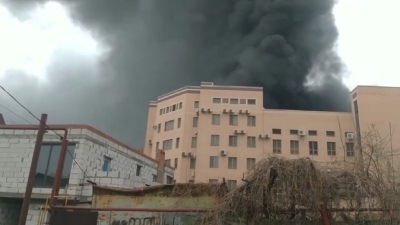 В центре Ростова горит здание управления ФСБ