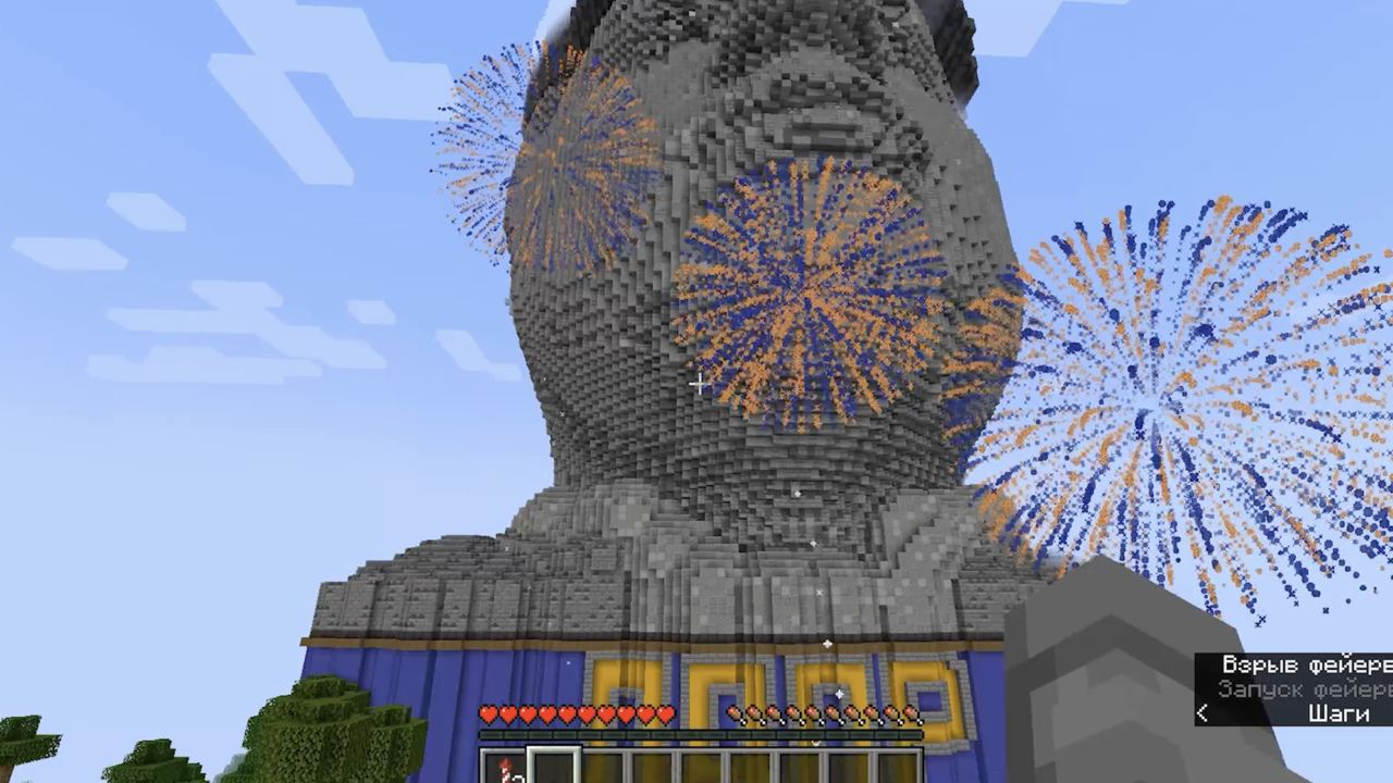 Либерал-демократы со всего мира «положили» сервер Minecraft митингом у виртуального памятника Жириновскому