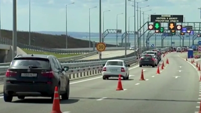 Очередь на Крымский мост приближается к минимуму