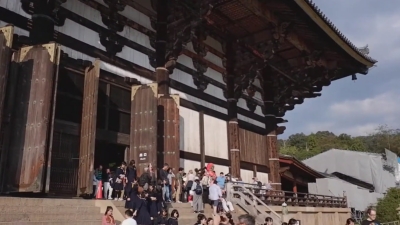 Малолетний вандал осквернил восьмивековой храм в японской Наре 