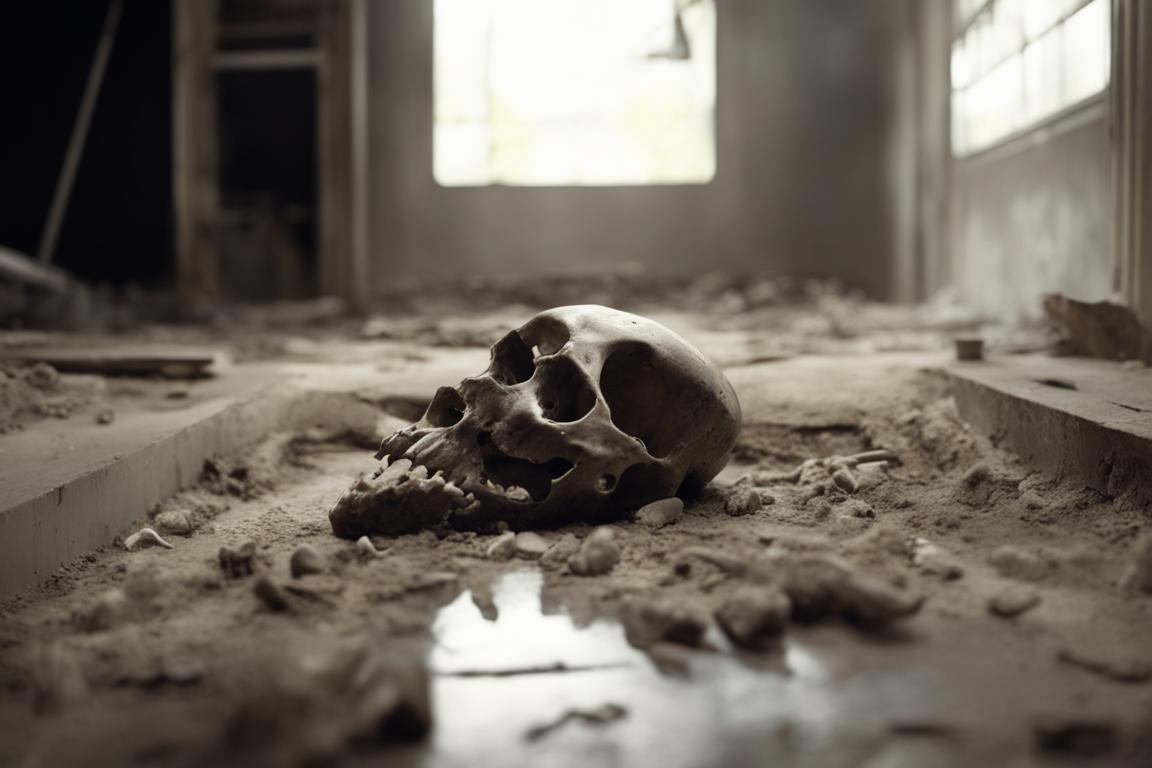 Сантехник во время ремонта ванной обнаружил кости, которым почти 200 лет