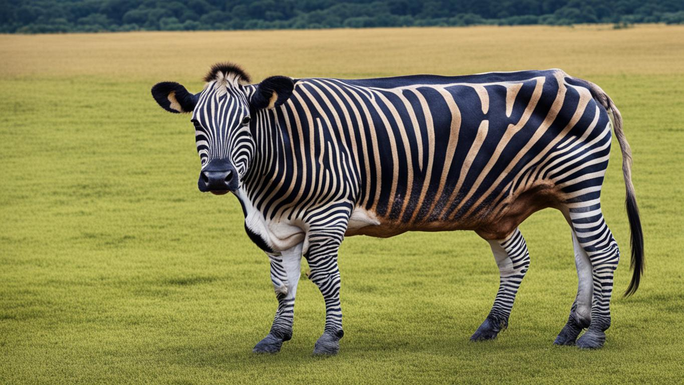 В Японии набирает популярность окраска коров как у зебры