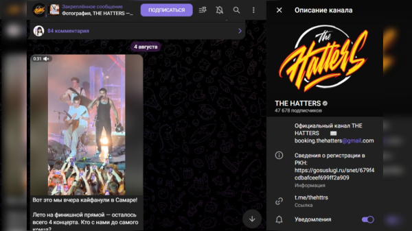 Фанат сыграл на балалайке на концерте группы The Hatters