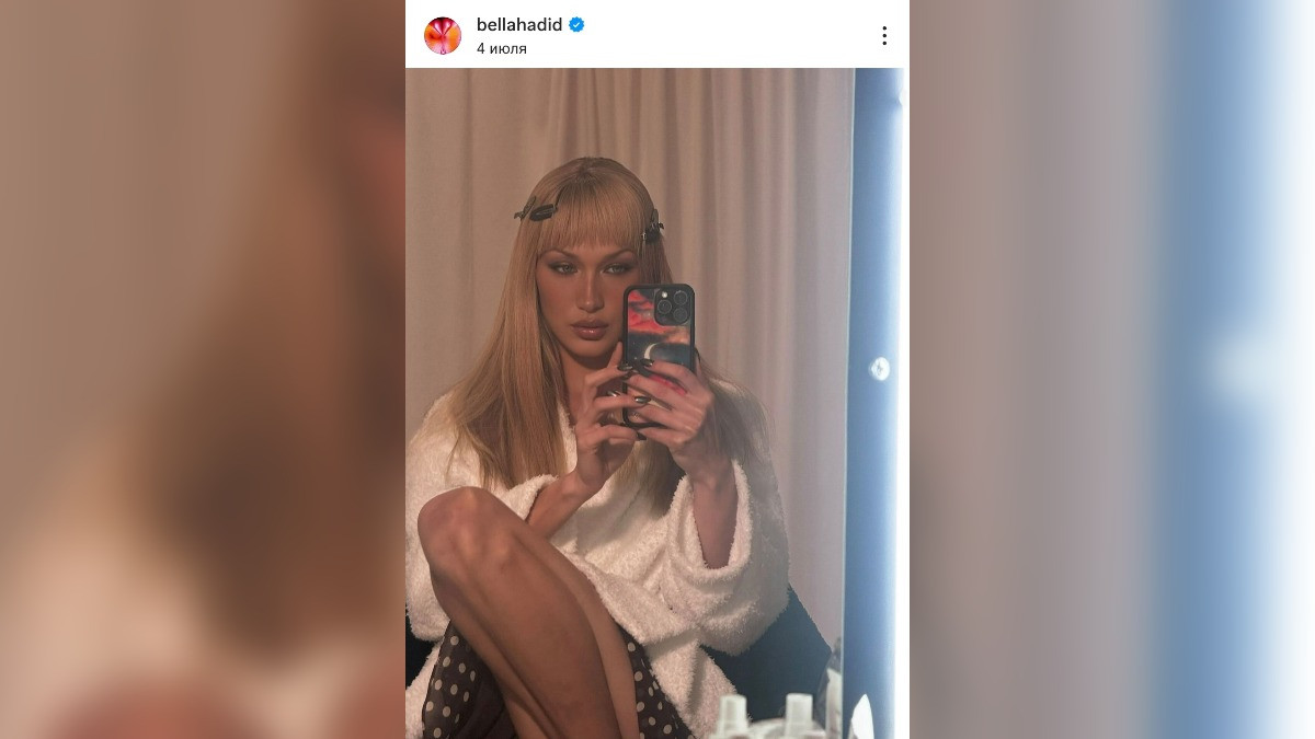 Белла Хадид вышла на подиум после госпитализации