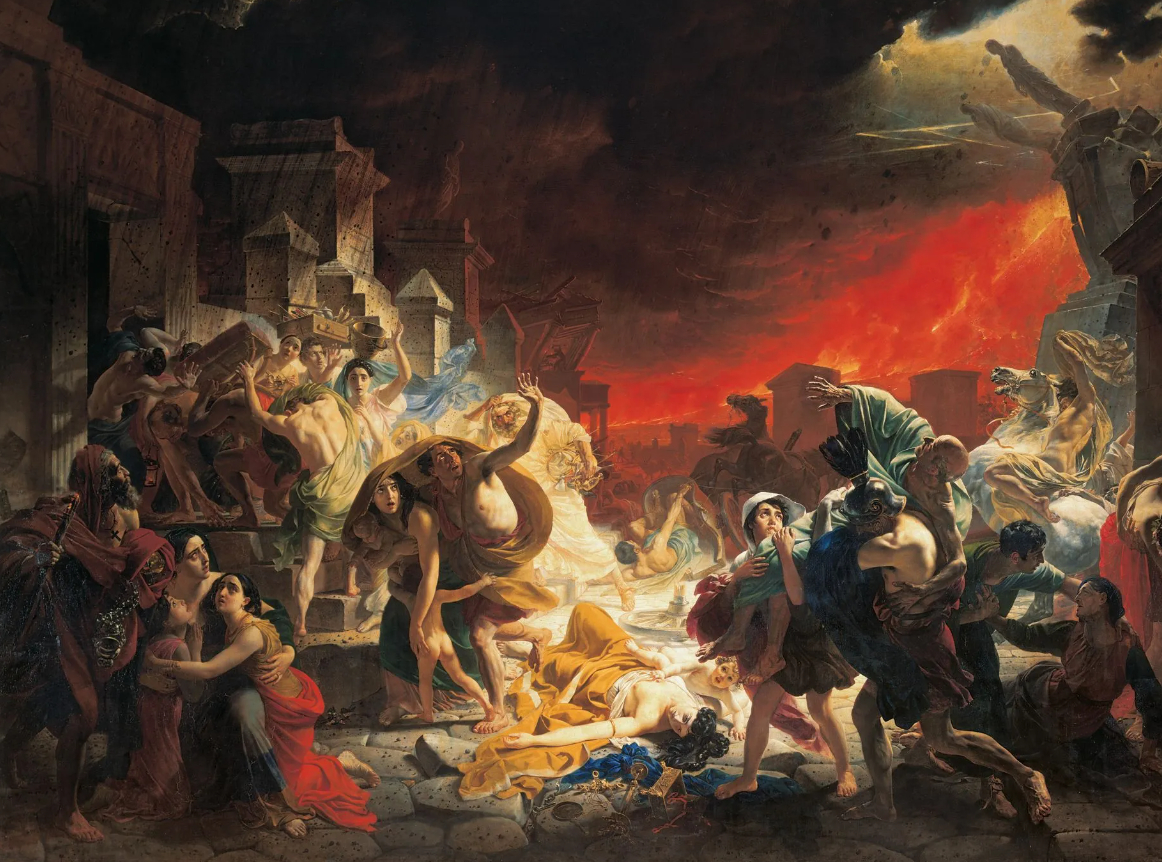 Полотно Брюллова «Последний день Помпеи» снова возвратилось в Петербург